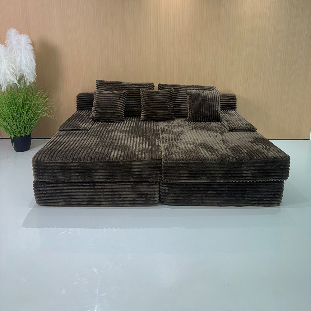 LIVARA B201 200cm Length Compressed Sofa Bed Plush Comfort Frameless Construction Design