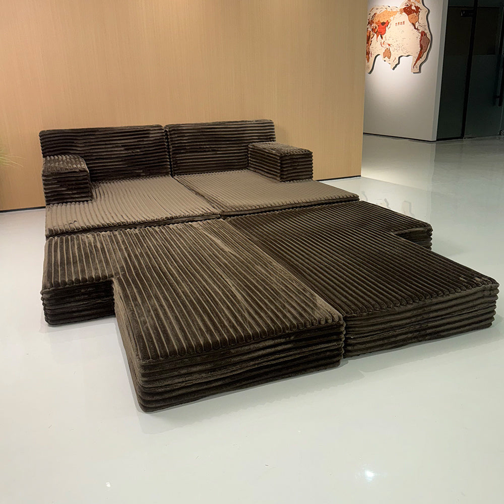 LIVARA B201 200cm Length Compressed Sofa Bed Plush Comfort Frameless Construction Design