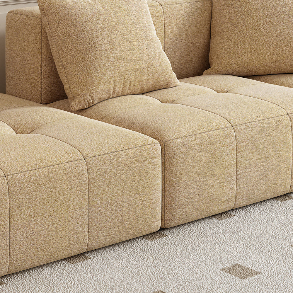 LIVARA B305 3-seater 272cm Length Compressed Sofa with Footrest Frameless Construction Design