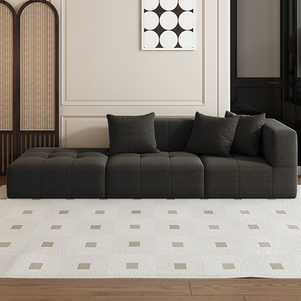 LIVARA B305 3-seater 272cm Length Compressed Sofa with Footrest Frameless Construction Design