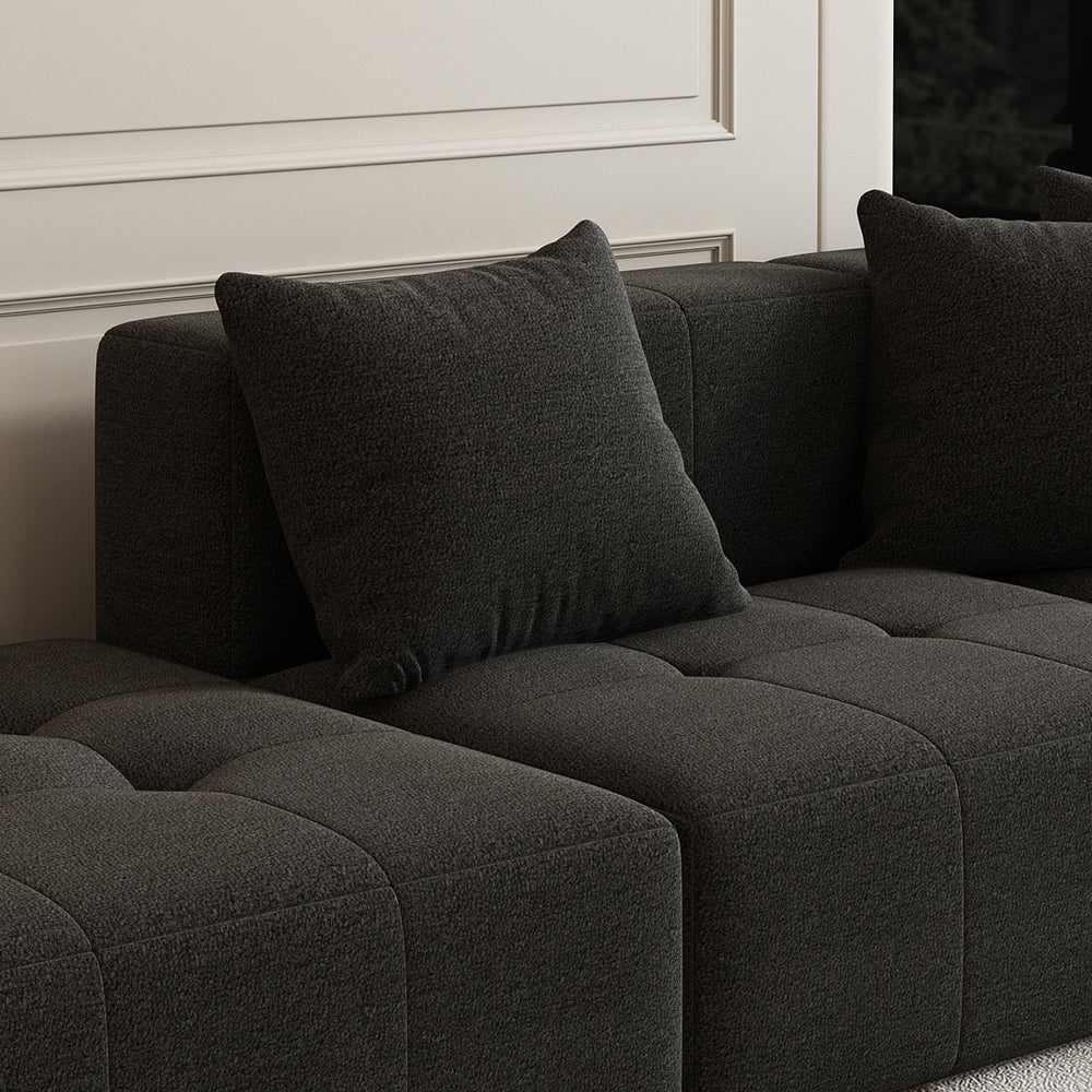 LIVARA B305 3-seater 272cm Length Compressed Sofa with Footrest Frameless Construction Design