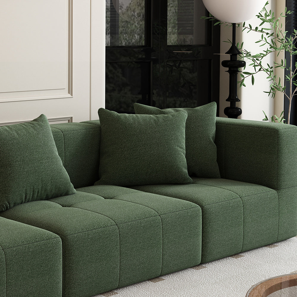 LIVARA B305 3-seater 272cm Length Compressed Sofa with Footrest Frameless Construction Design