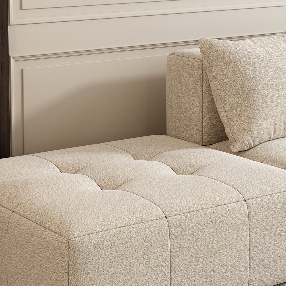 LIVARA B305 3-seater 272cm Length Compressed Sofa with Footrest Frameless Construction Design