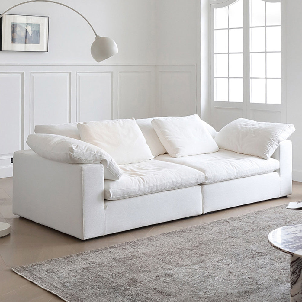 LIVARA B306 200/280cm Length Compressed Sofa Frameless Construction Design - White