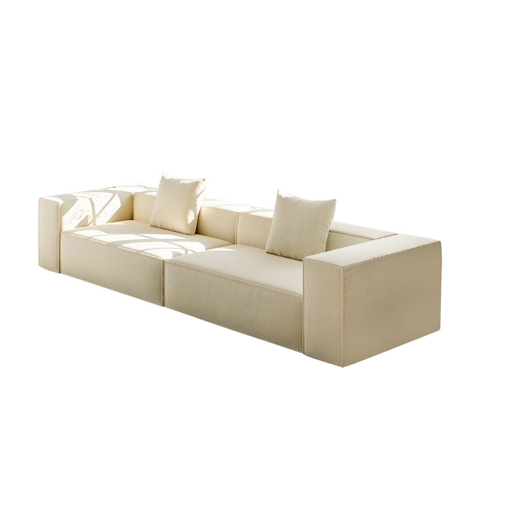 LIVARA B308 200/300cm Length Compressed Sofa Frameless Construction Design - White