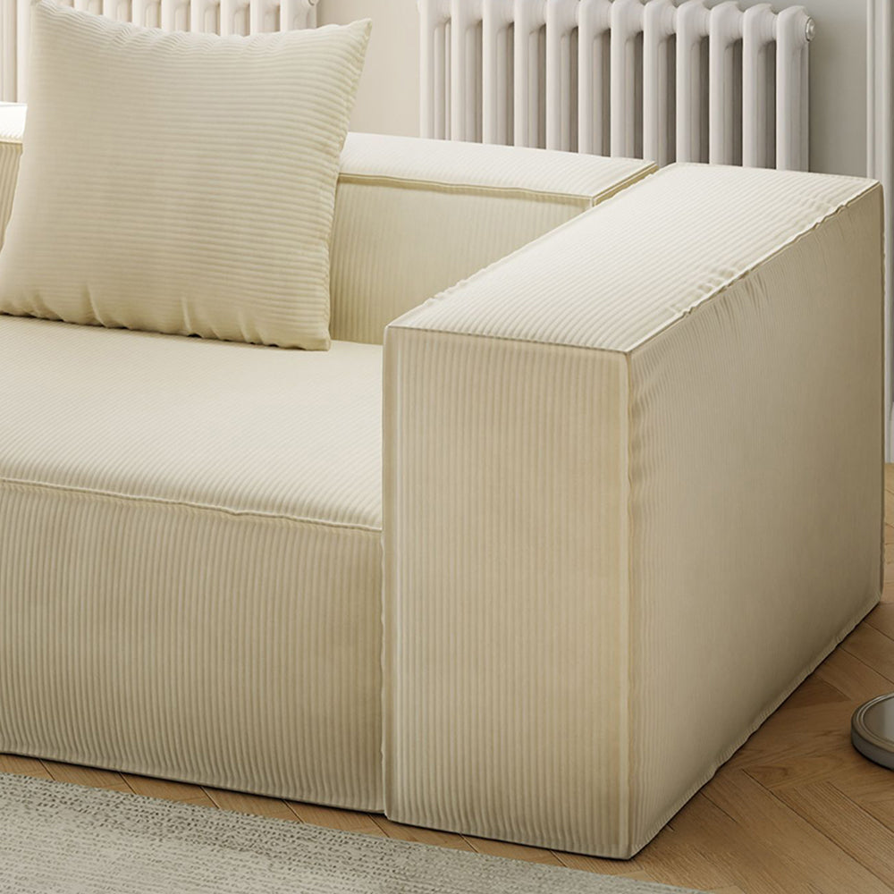 LIVARA B308 200/300cm Length Compressed Sofa Frameless Construction Design - White