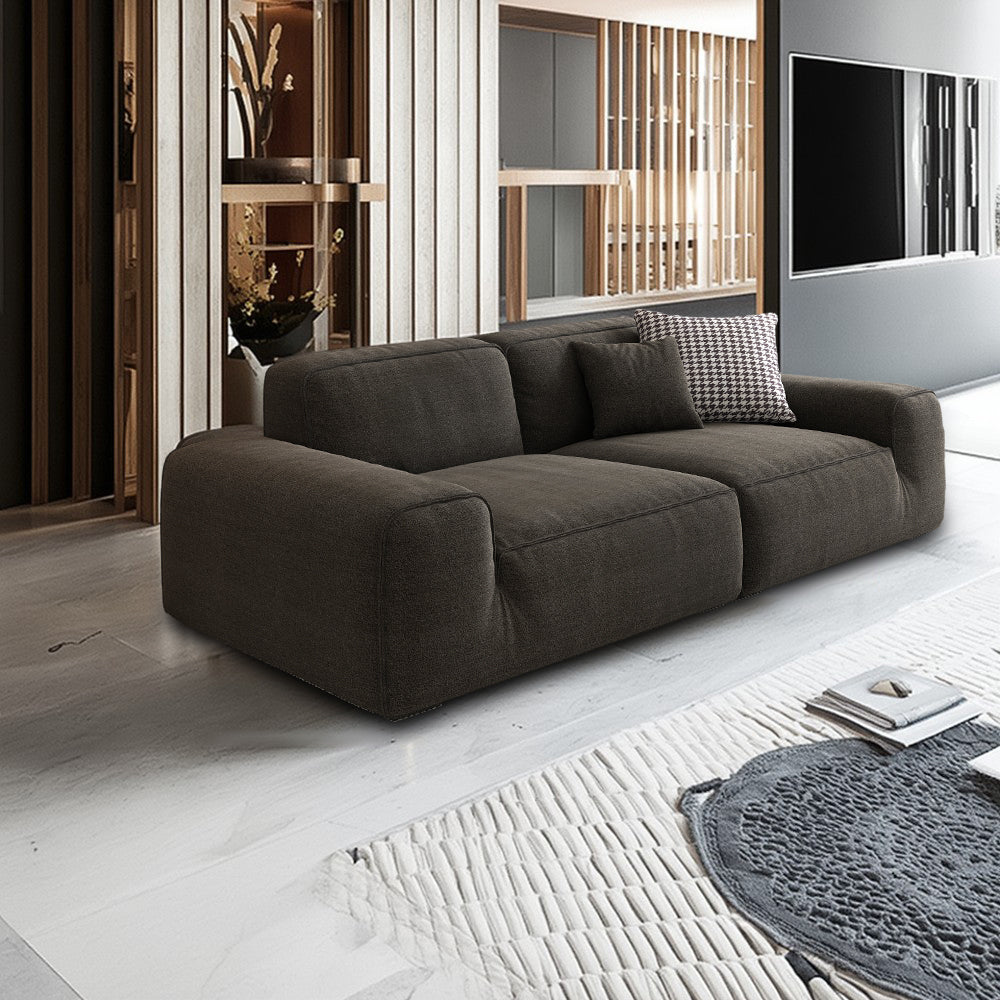 LIVARA B311 240/260/280cm Length Compressed Sofa Seamless Frameless Construction - Black