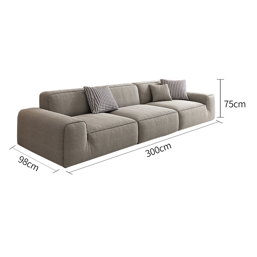 LIVARA B311 300cm Length Compressed Sofa Seamless Frameless Construction