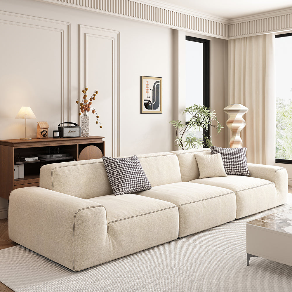 LIVARA B311 300cm Length Compressed Sofa Seamless Frameless Construction