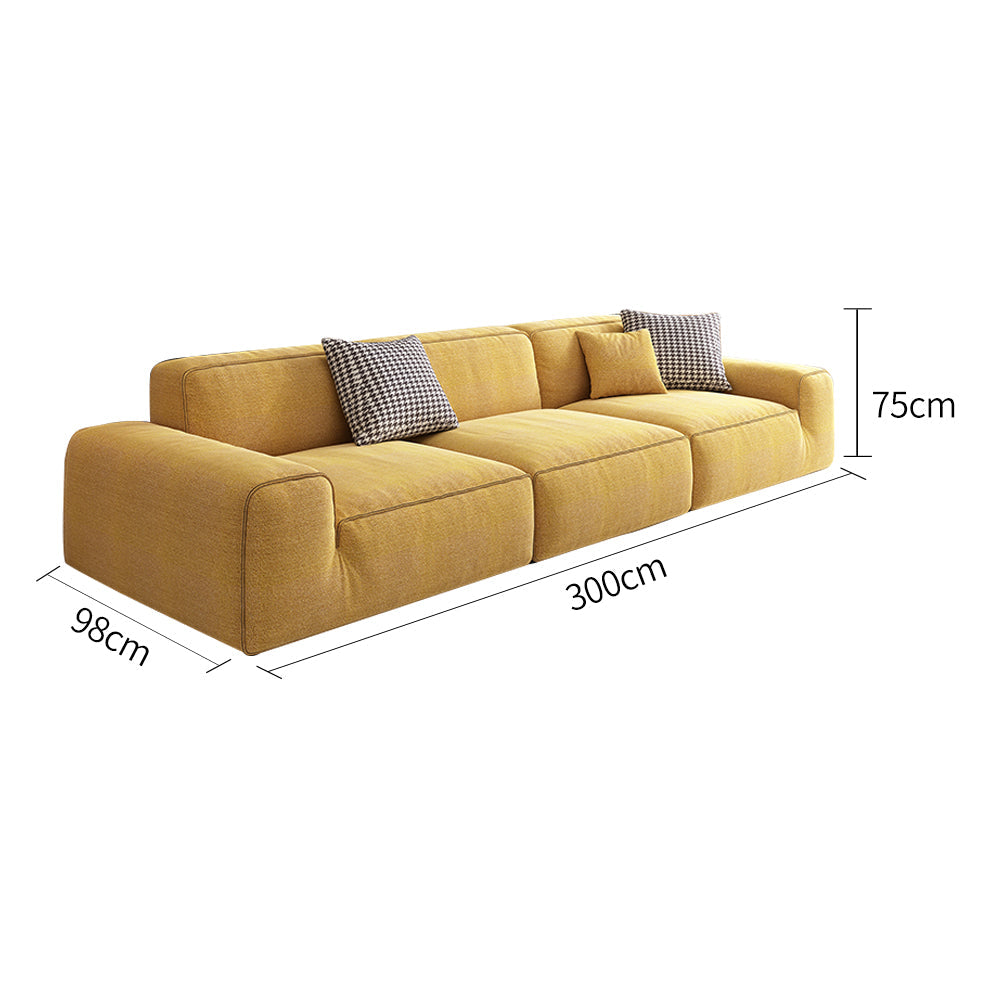 LIVARA B311 300cm Length Compressed Sofa Seamless Frameless Construction