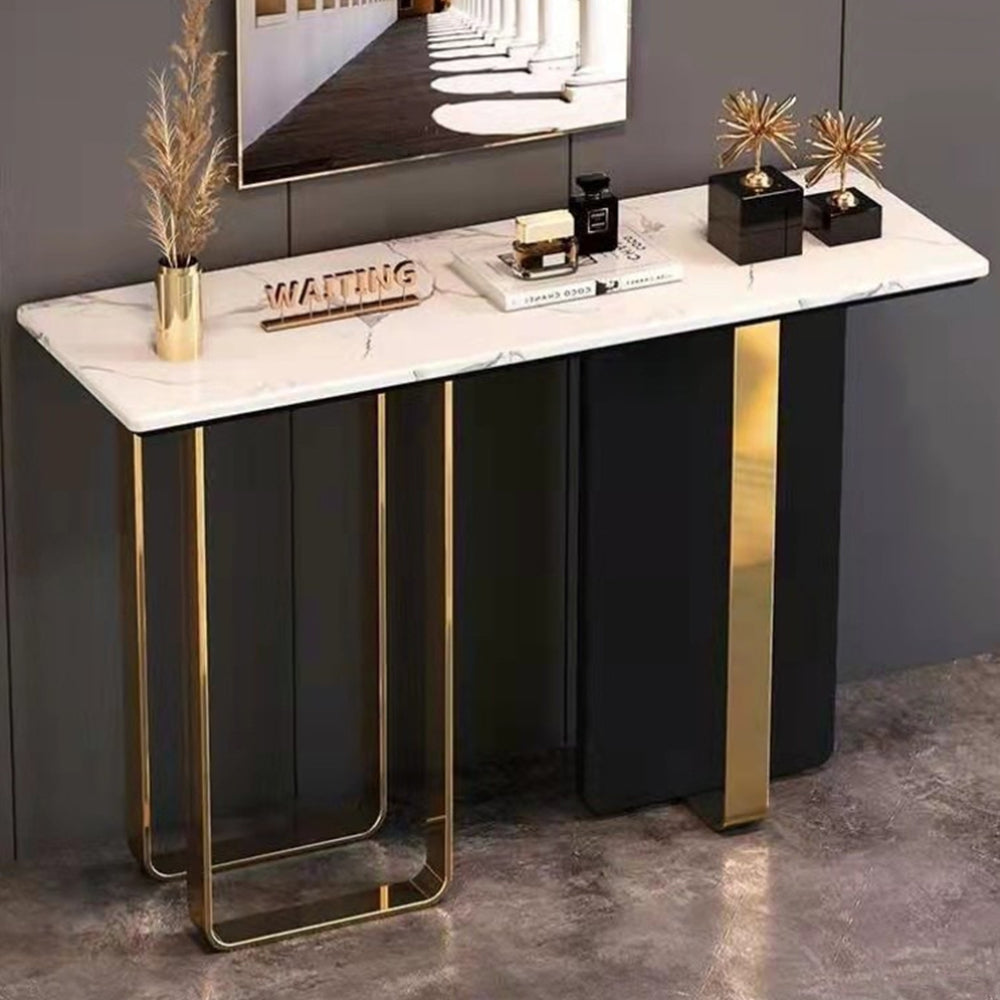 LIVARA CC1004 120/140/160cm Luxurious Style Sintered Stone Top Console Table