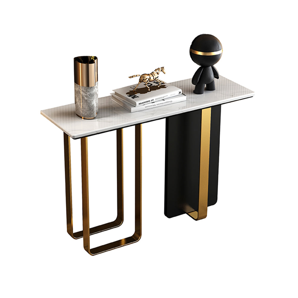 LIVARA CC1004 120/140/160cm Luxurious Style Sintered Stone Top Console Table