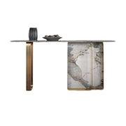 LIVARA CC1006 120/140cm Luxurious Style Sintered Stone Top Console Table