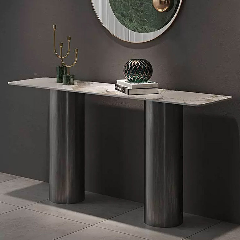 LUXORA CC1011 120/140/160cm Minimalist Style Sintered Stone Top Console Table