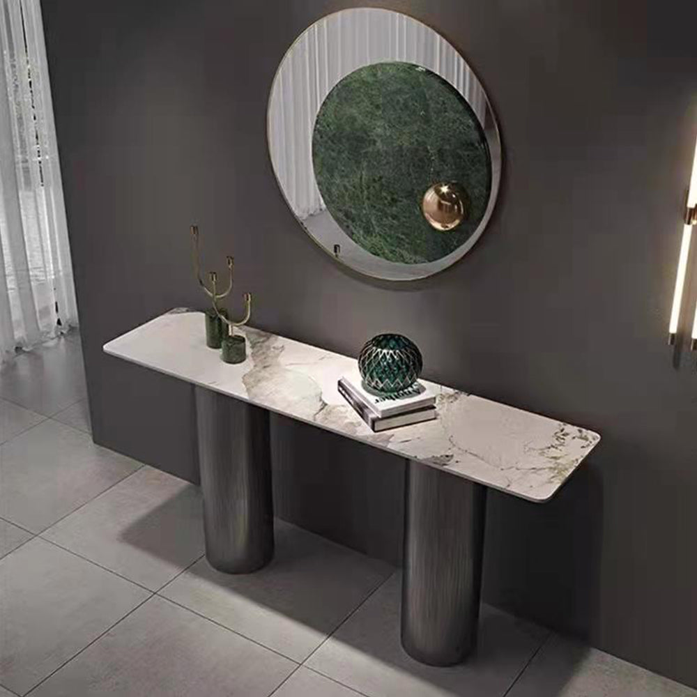 LUXORA CC1011 120/140/160cm Minimalist Style Sintered Stone Top Console Table