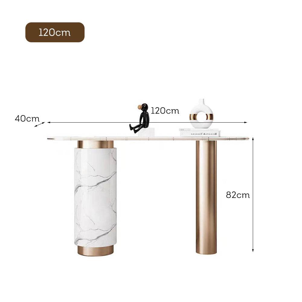 LUXORA CC1021 120/150cm Length Console Table Sintered Stone Countertop