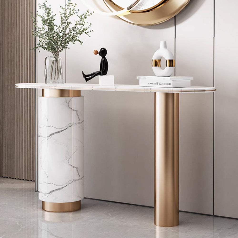 LUXORA CC1021 120/150cm Length Console Table Sintered Stone Countertop