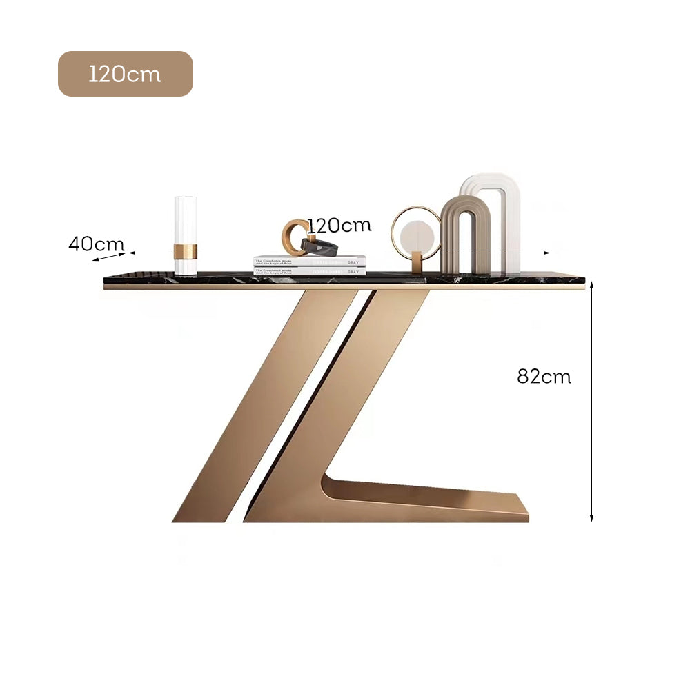 LUXORA CC1022 120/150cm Length Console Table Sintered Stone Countertop
