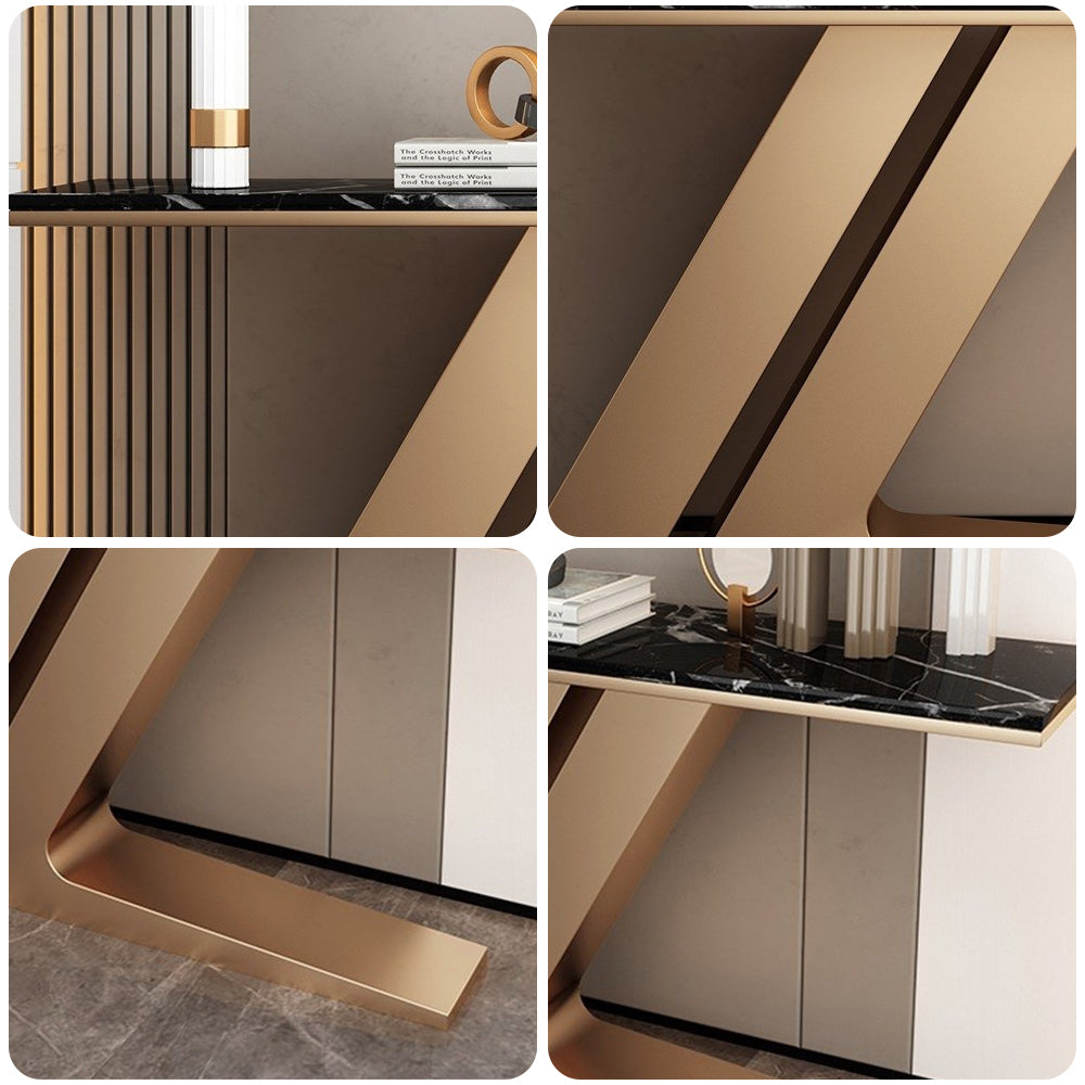 LUXORA CC1022 120/150cm Length Console Table Sintered Stone Countertop