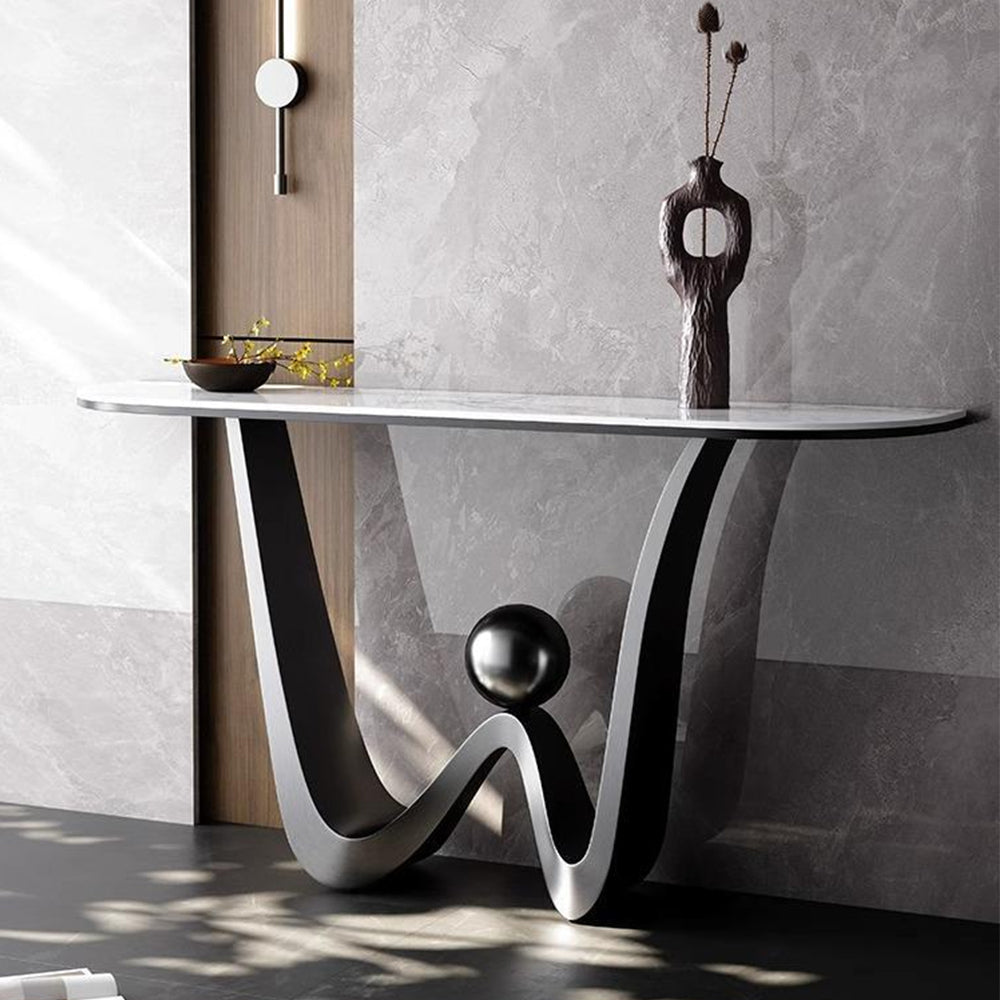 LUXORA CC1023 120/150cm Length Console Table Sintered Stone Countertop