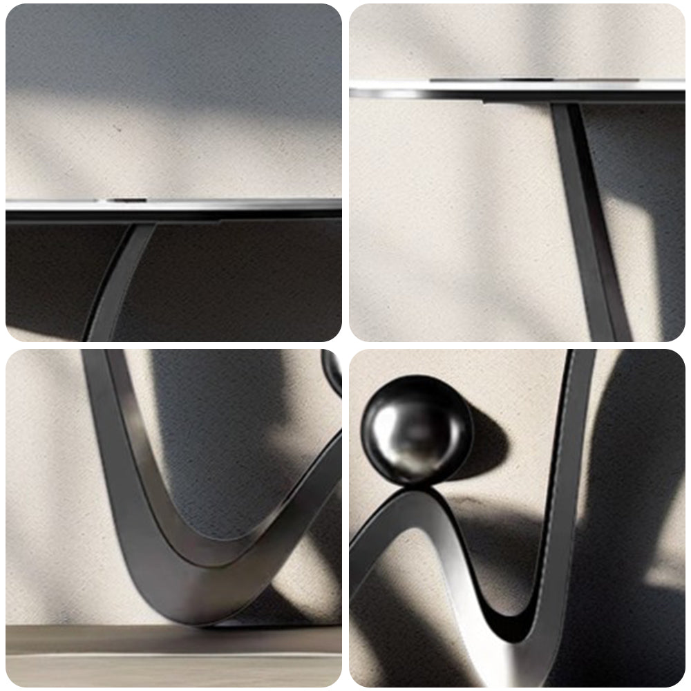 LUXORA CC1023 120/150cm Length Console Table Sintered Stone Countertop