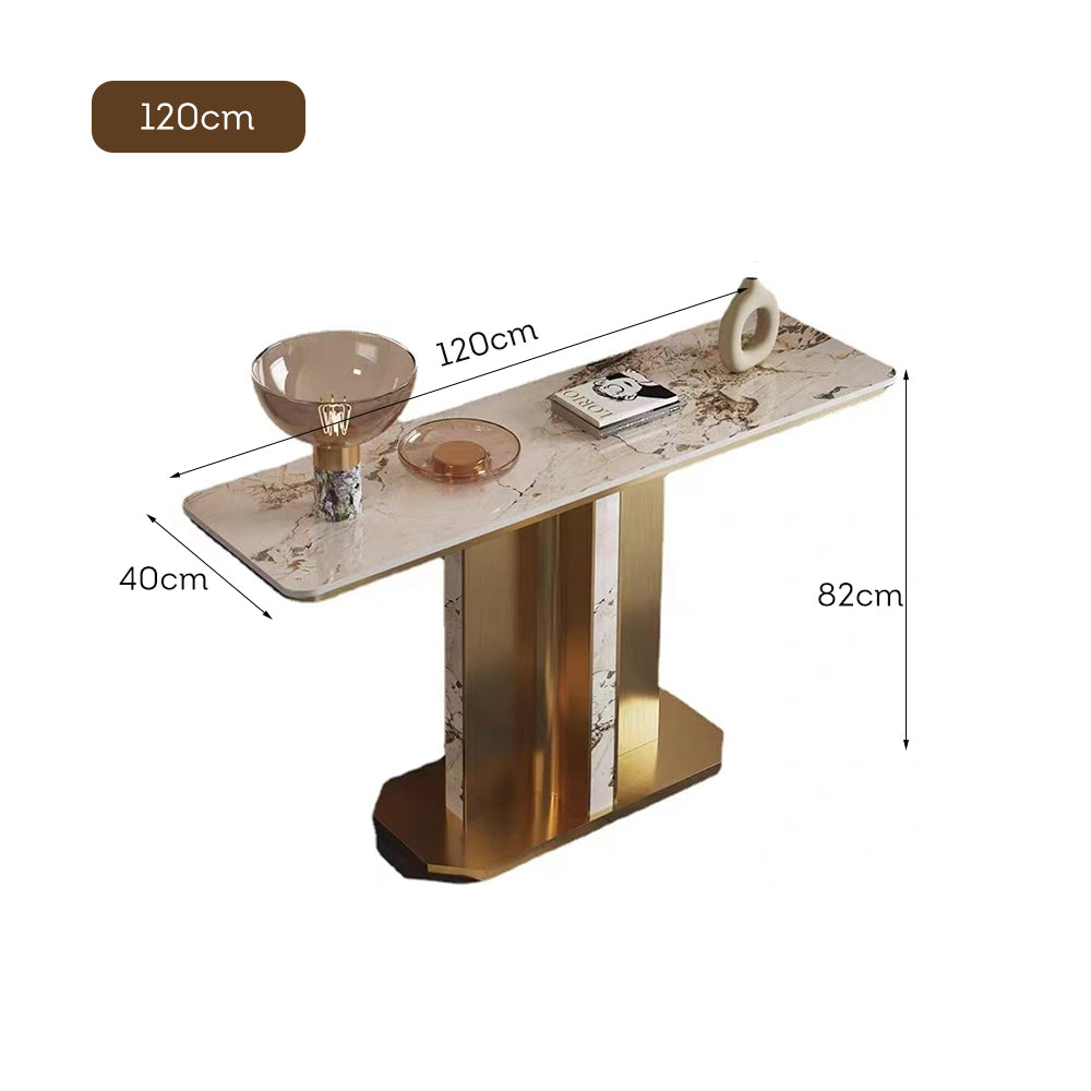 LUXORA CC1026 120/150cm Length Console Table Sintered Stone Countertop