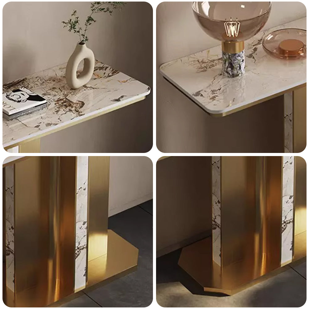 LUXORA CC1026 120/150cm Length Console Table Sintered Stone Countertop