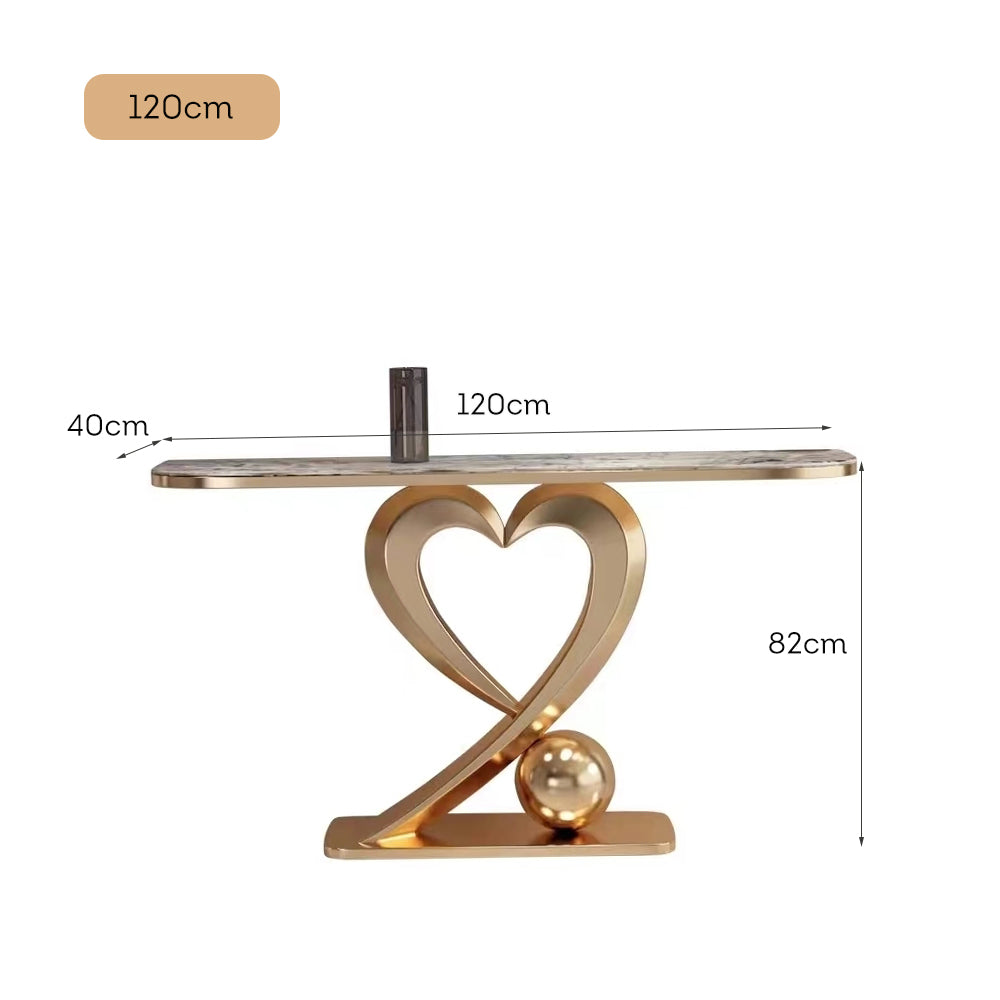 LUXORA CC1027 120/150cm Length Console Table Sintered Stone Countertop
