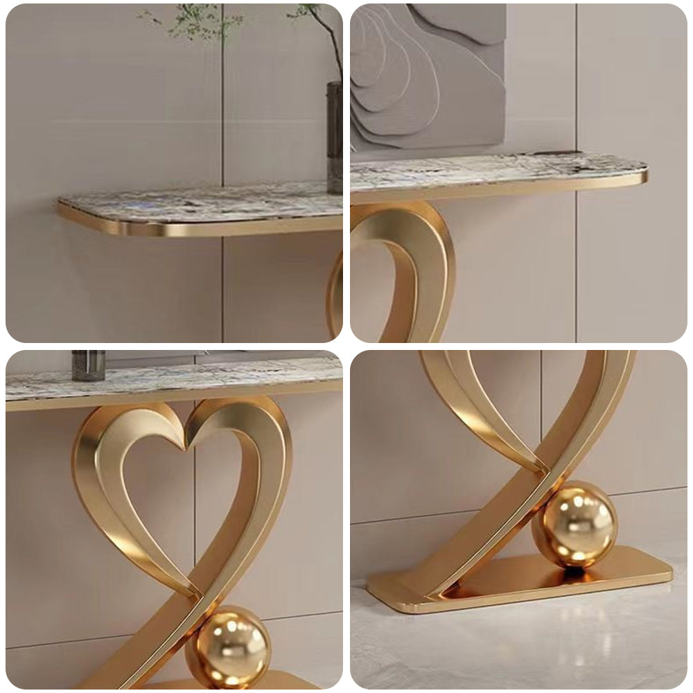 LUXORA CC1027 120/150cm Length Console Table Sintered Stone Countertop