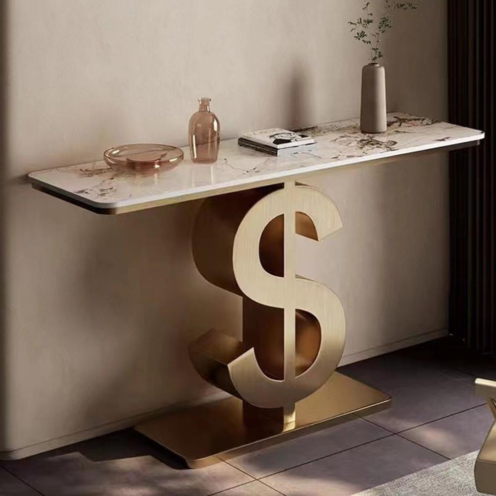 LUXORA CC1028 120/150cm Length Console Table Sintered Stone Countertop