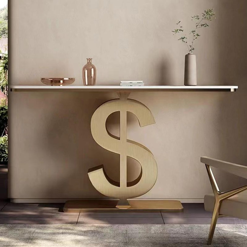 LUXORA CC1028 120/150cm Length Console Table Sintered Stone Countertop