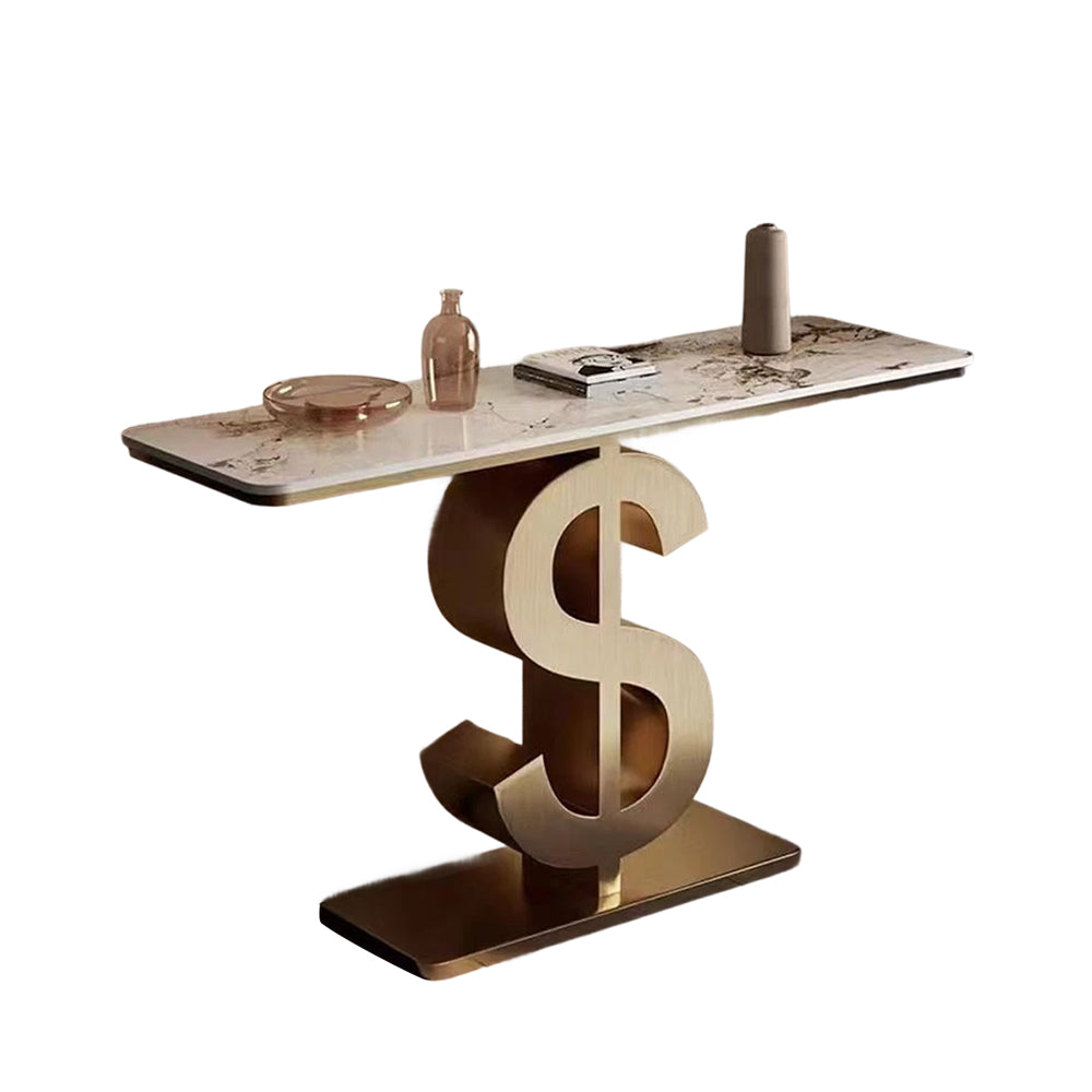 LUXORA CC1028 120/150cm Length Console Table Sintered Stone Countertop