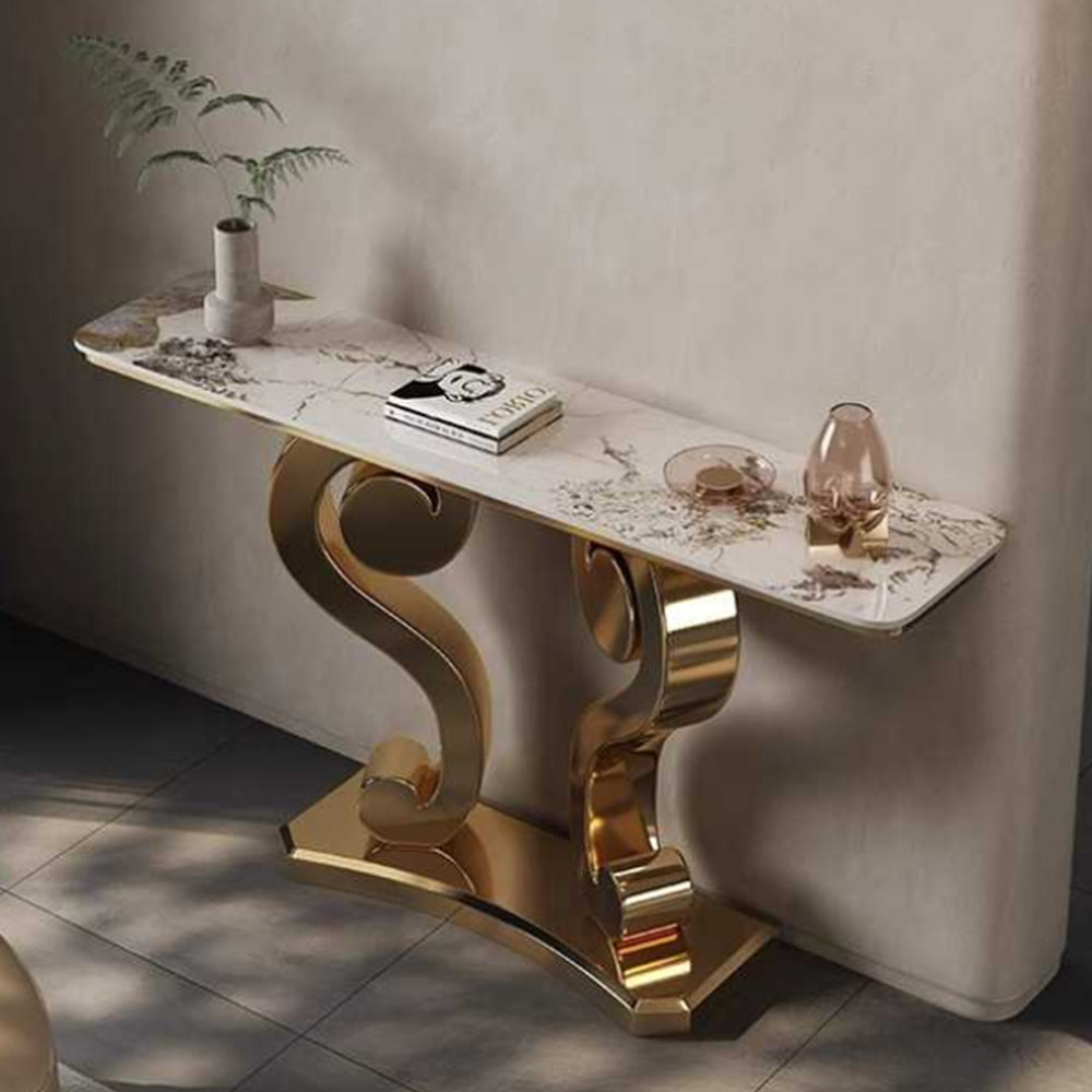 LUXORA CC1029 120/150cm Length Console Table Sintered Stone Countertop