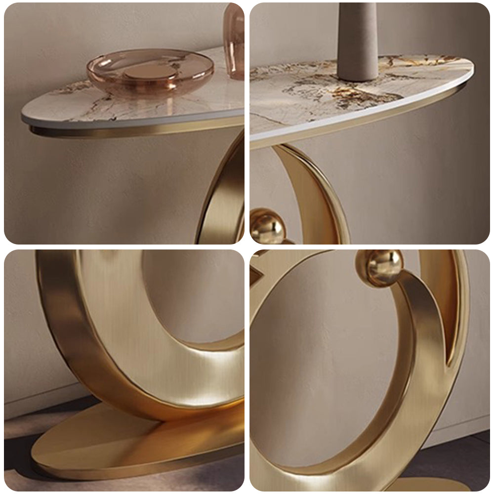 LUXORA CC1030 120/150cm Length Console Table Sintered Stone Countertop