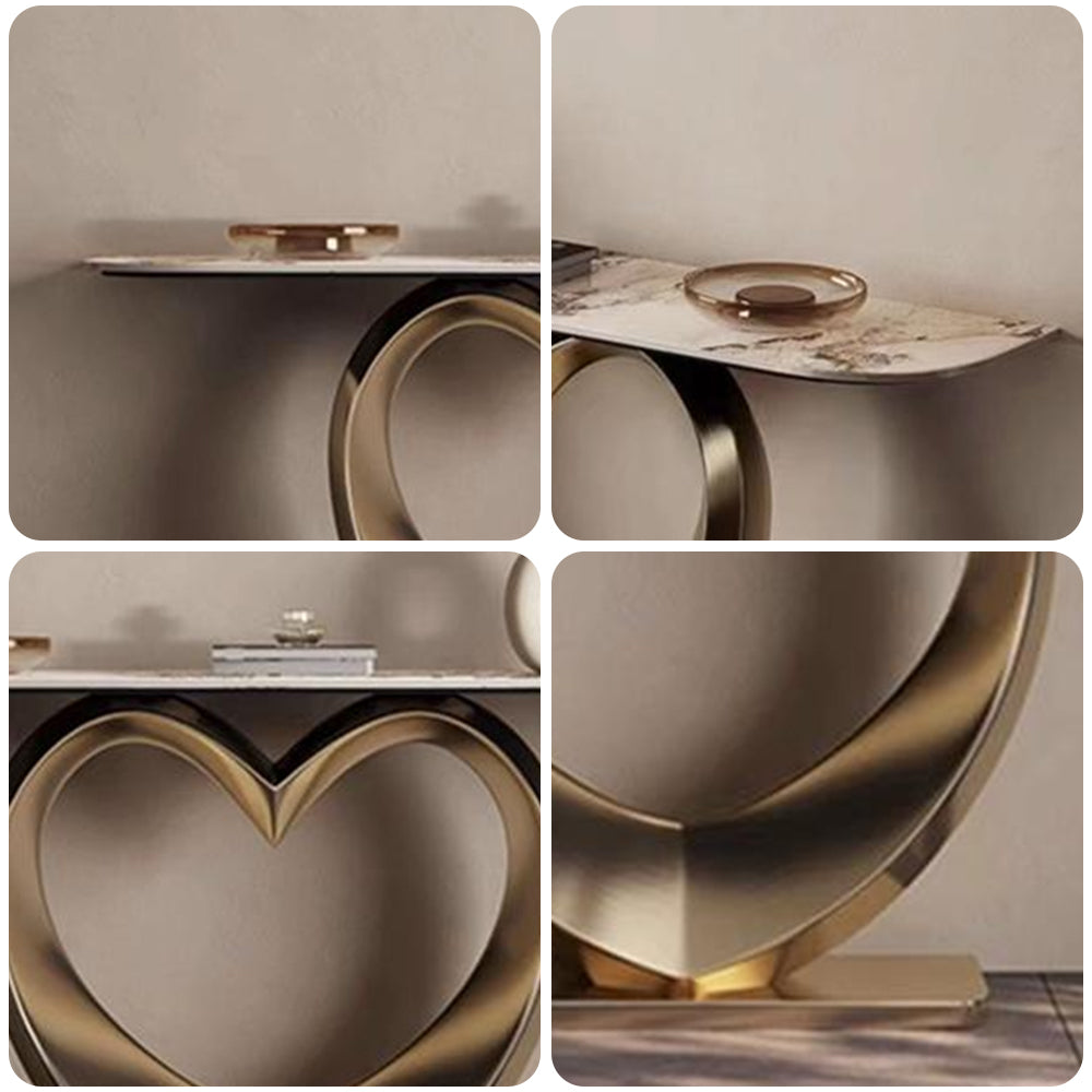 LUXORA CC1031 120/150cm Length Console Table Sintered Stone Countertop