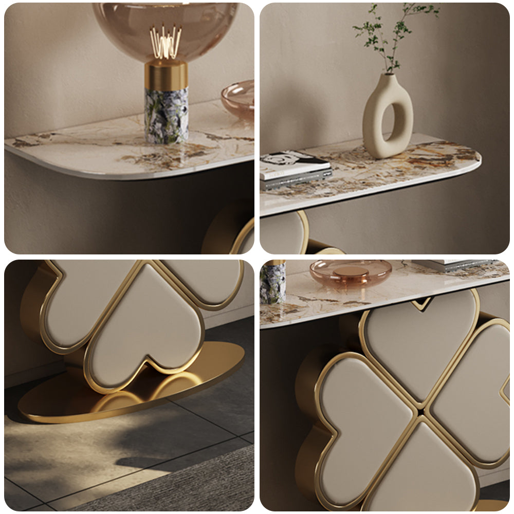 LUXORA CC1033 120/150cm Length Console Table Sintered Stone Countertop