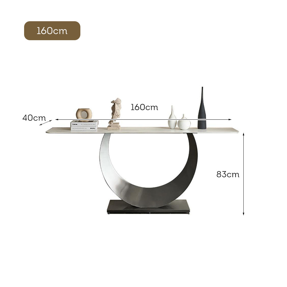 LUXORA CC1034 140/150/160cm Length Console Table Sintered Stone Countertop