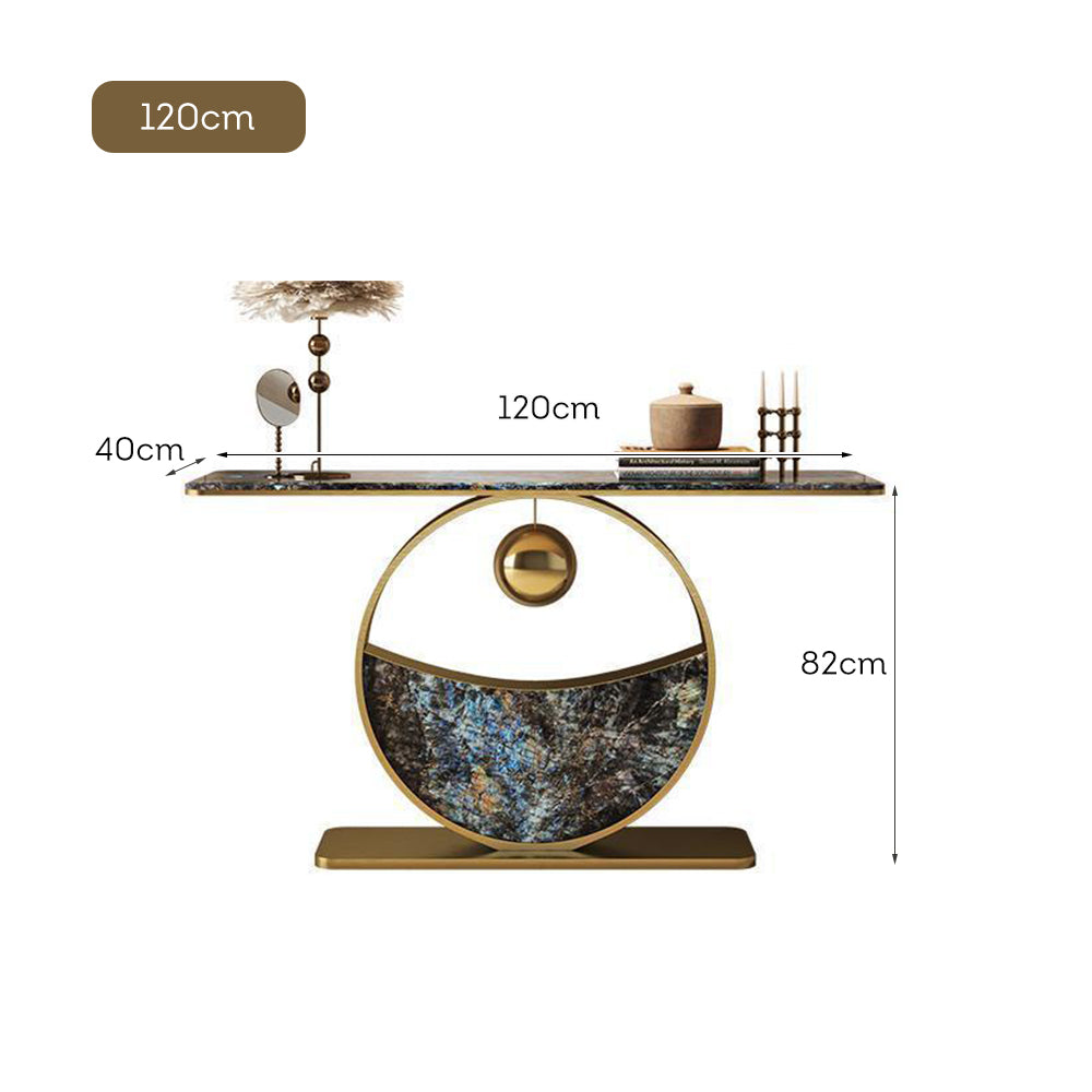 LUXORA CC1037 120/150cm Length Console Table Sintered Stone Countertop