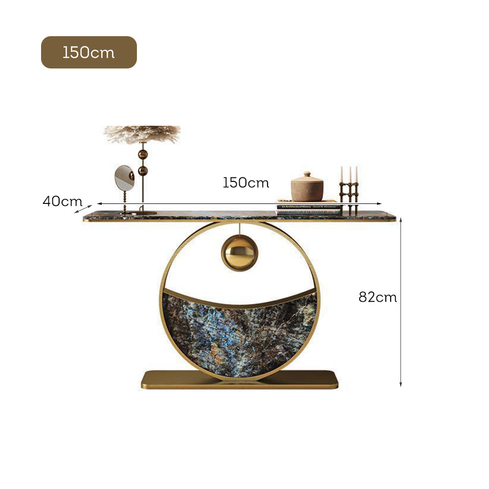 LUXORA CC1037 120/150cm Length Console Table Sintered Stone Countertop