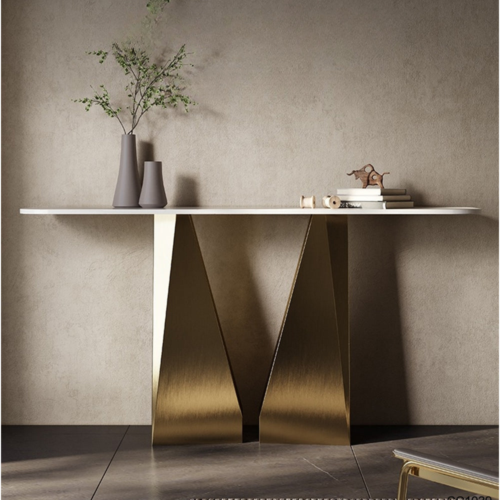 LUXORA CC1039 140/150/160cm Length Console Table Sintered Stone Countertop