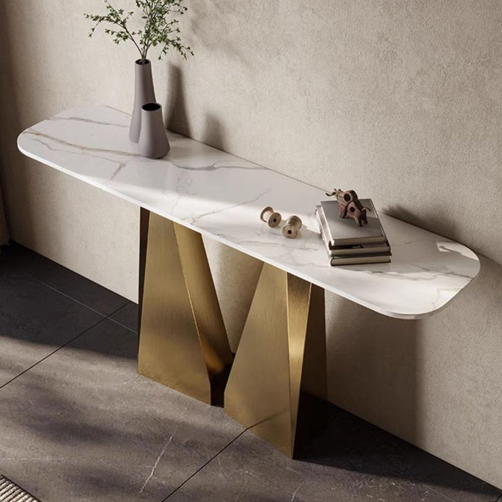 LUXORA CC1039 140/150/160cm Length Console Table Sintered Stone Countertop