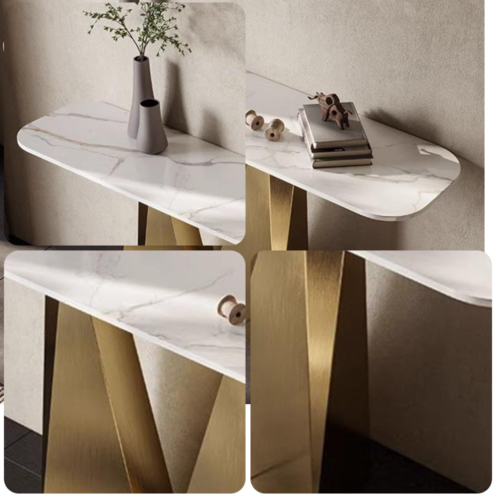 LUXORA CC1039 140/150/160cm Length Console Table Sintered Stone Countertop