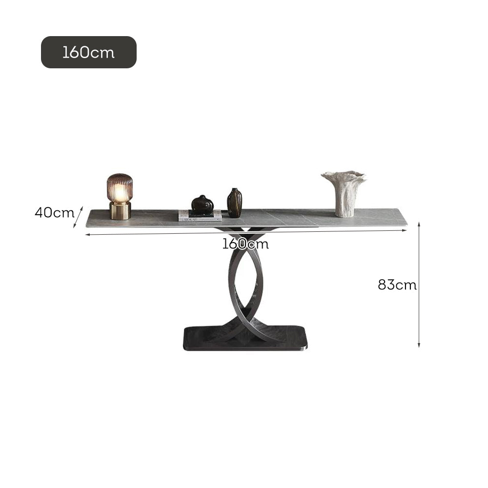 LUXORA CC1040 140/150/160cm Length Console Table Sintered Stone Countertop