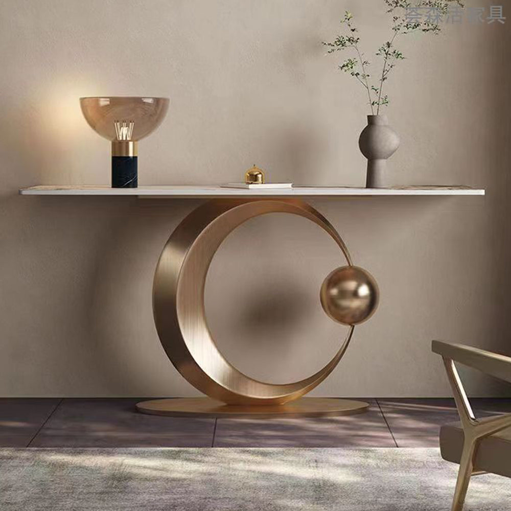 LUXORA CC1041 140/150/160cm Length Console Table Sintered Stone Countertop