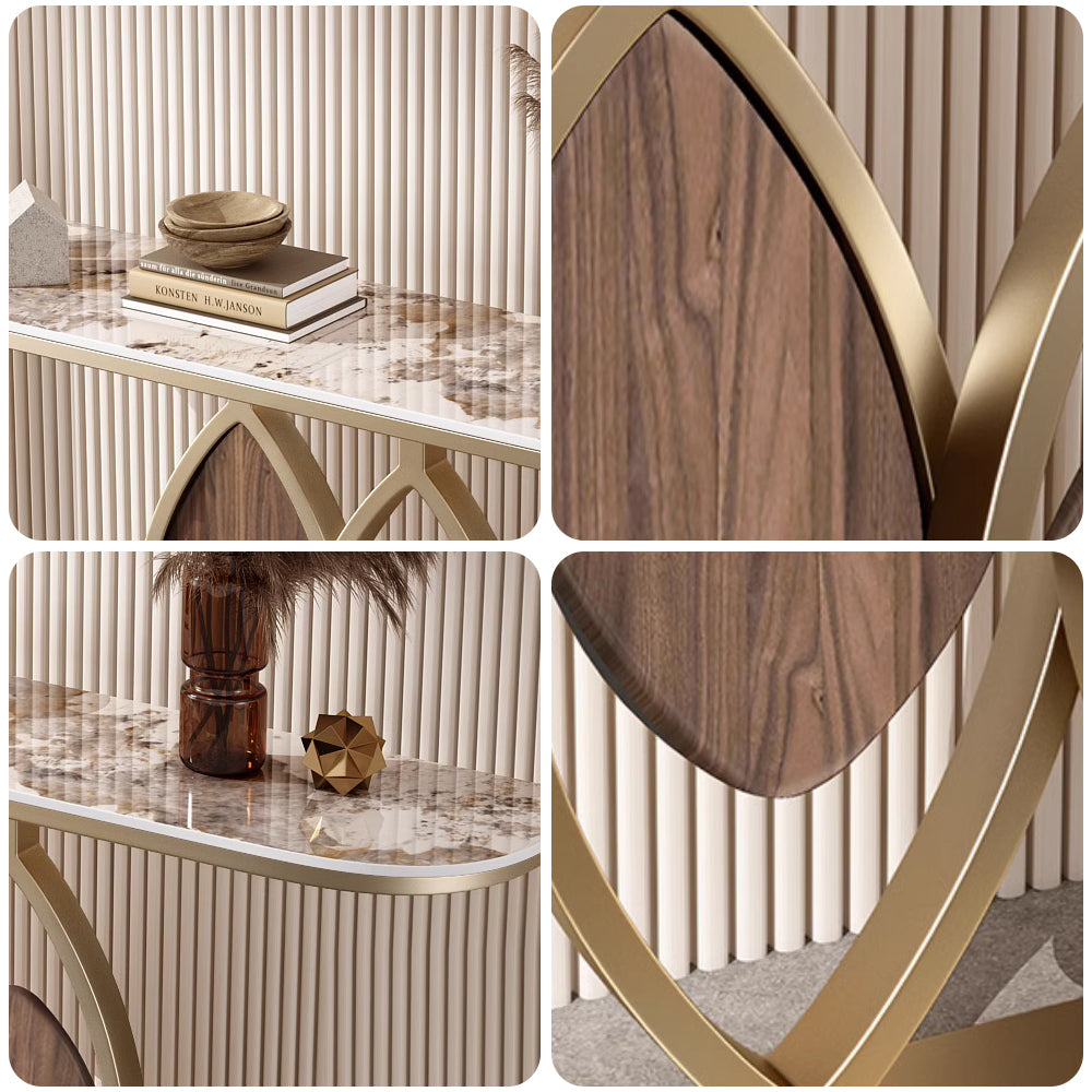 LUXORA CC1042 140/150/160cm Length Console Table Sintered Stone Countertop