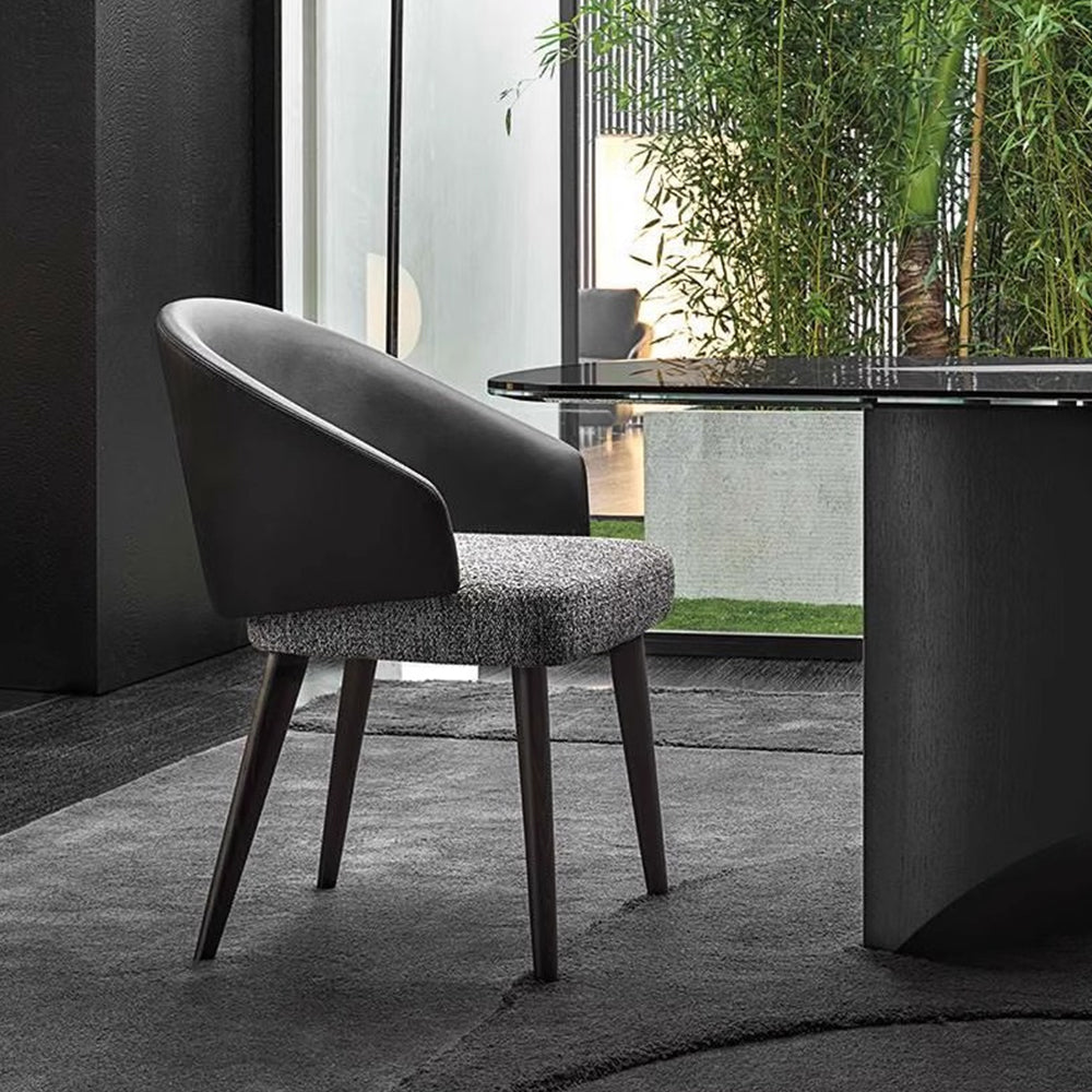 LIVARA DC1026 Comfortable Cushion Dining Chair Solid Wood Frame