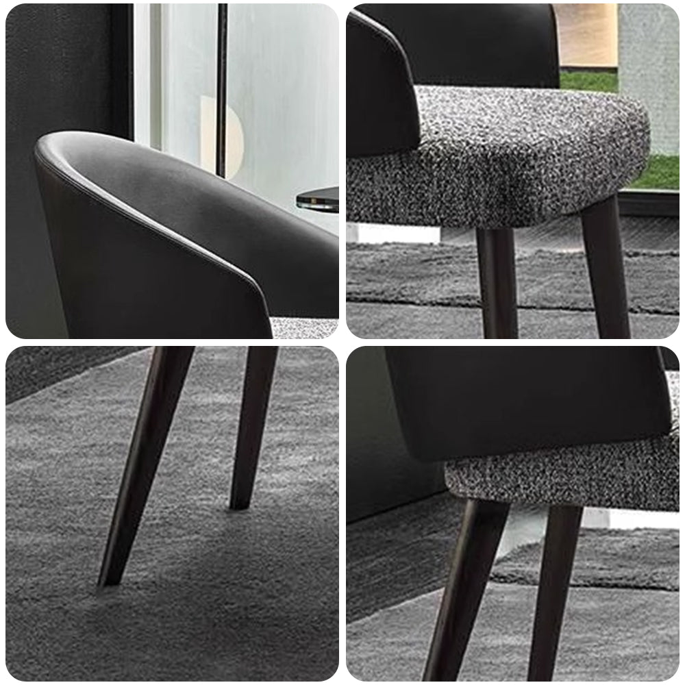 LIVARA DC1026 Comfortable Cushion Dining Chair Solid Wood Frame