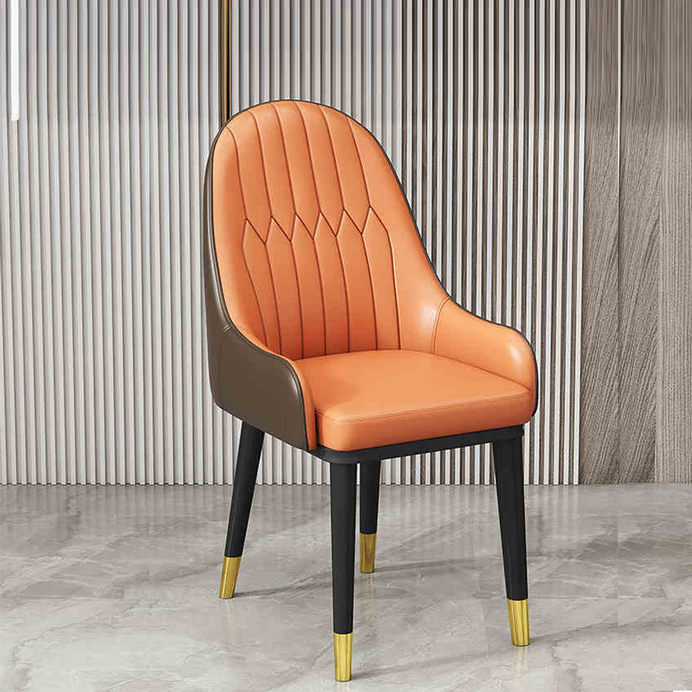 LIVARA DC1134 Modern Light Luxury Style Dining Chair Solid Wood Frame