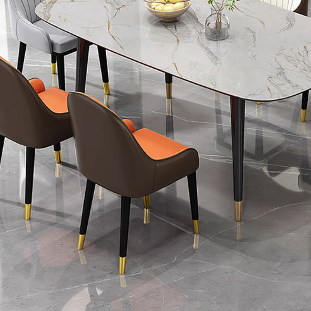 LIVARA DC1134 Modern Light Luxury Style Dining Chair Solid Wood Frame