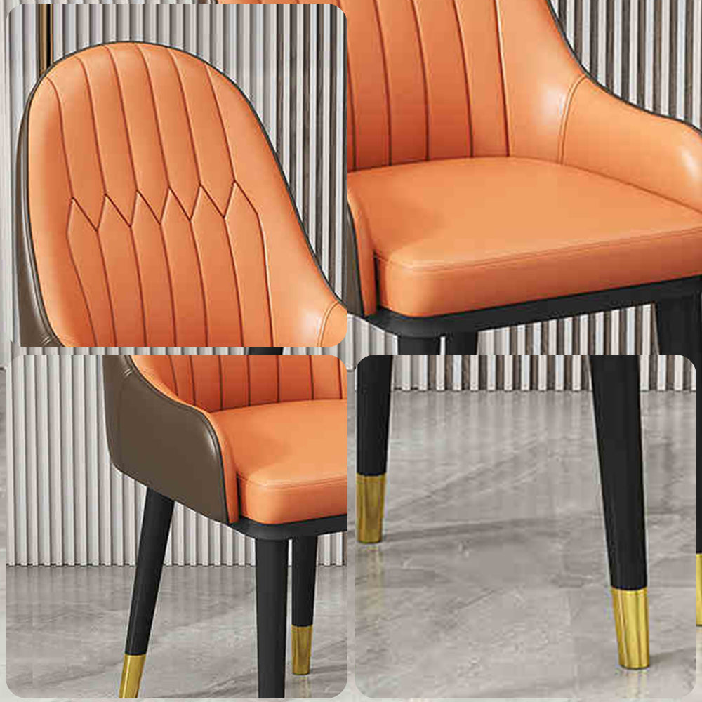 LIVARA DC1134 Modern Light Luxury Style Dining Chair Solid Wood Frame